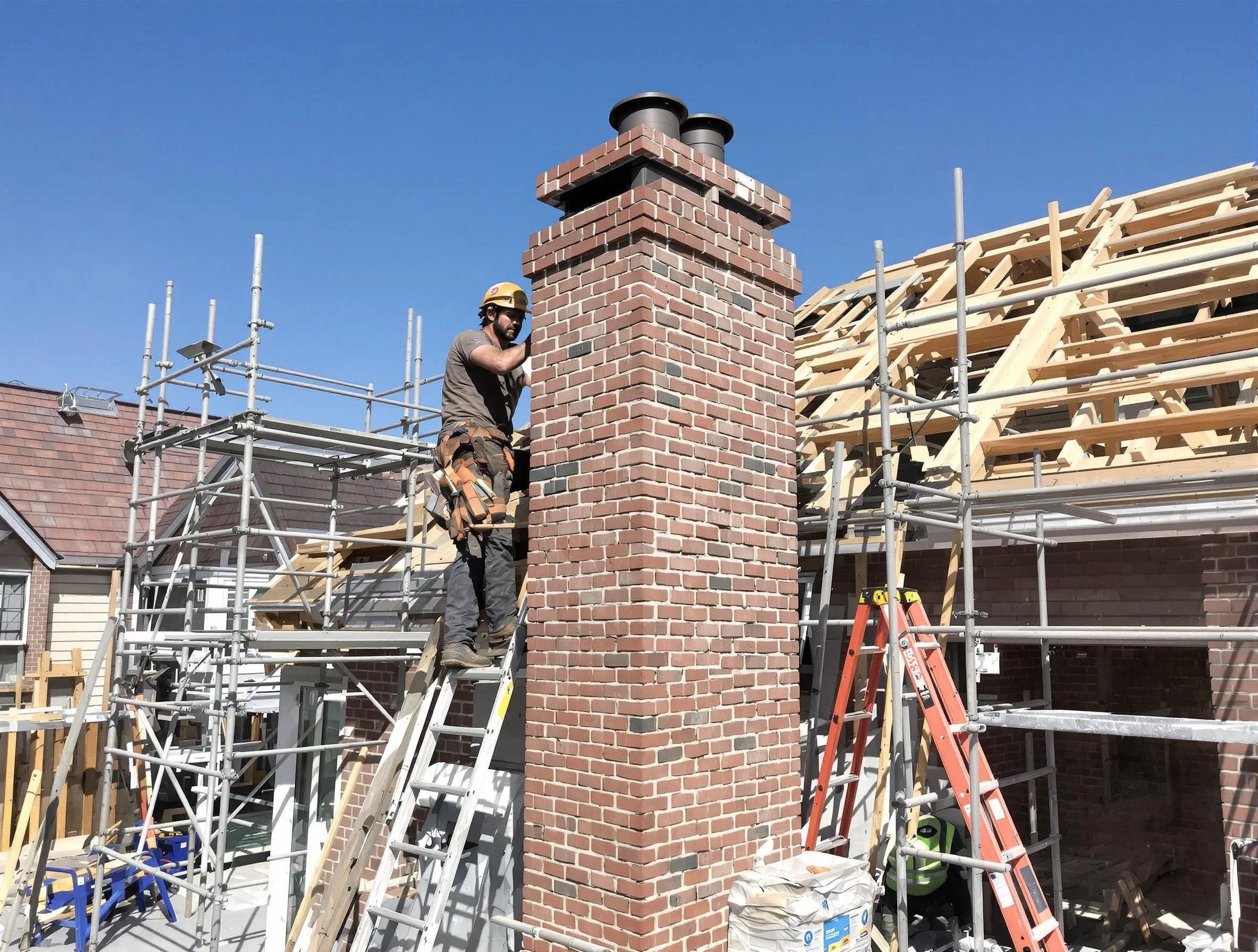 New chimney installation completed by Millersville Chimney Sweep in Millersville, TN