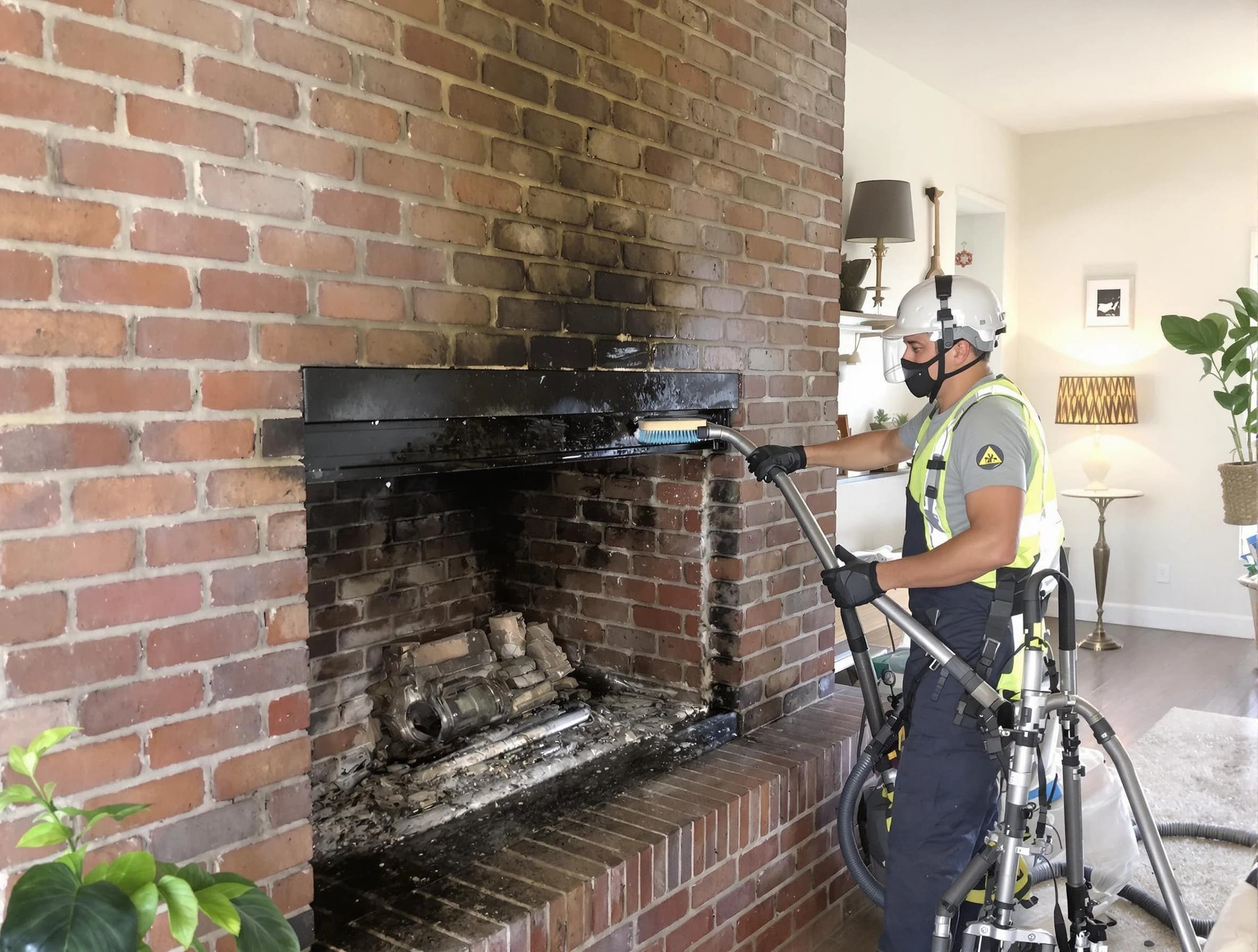 Millersville Chimney Sweep providing fireplace cleaning services in Millersville, TN