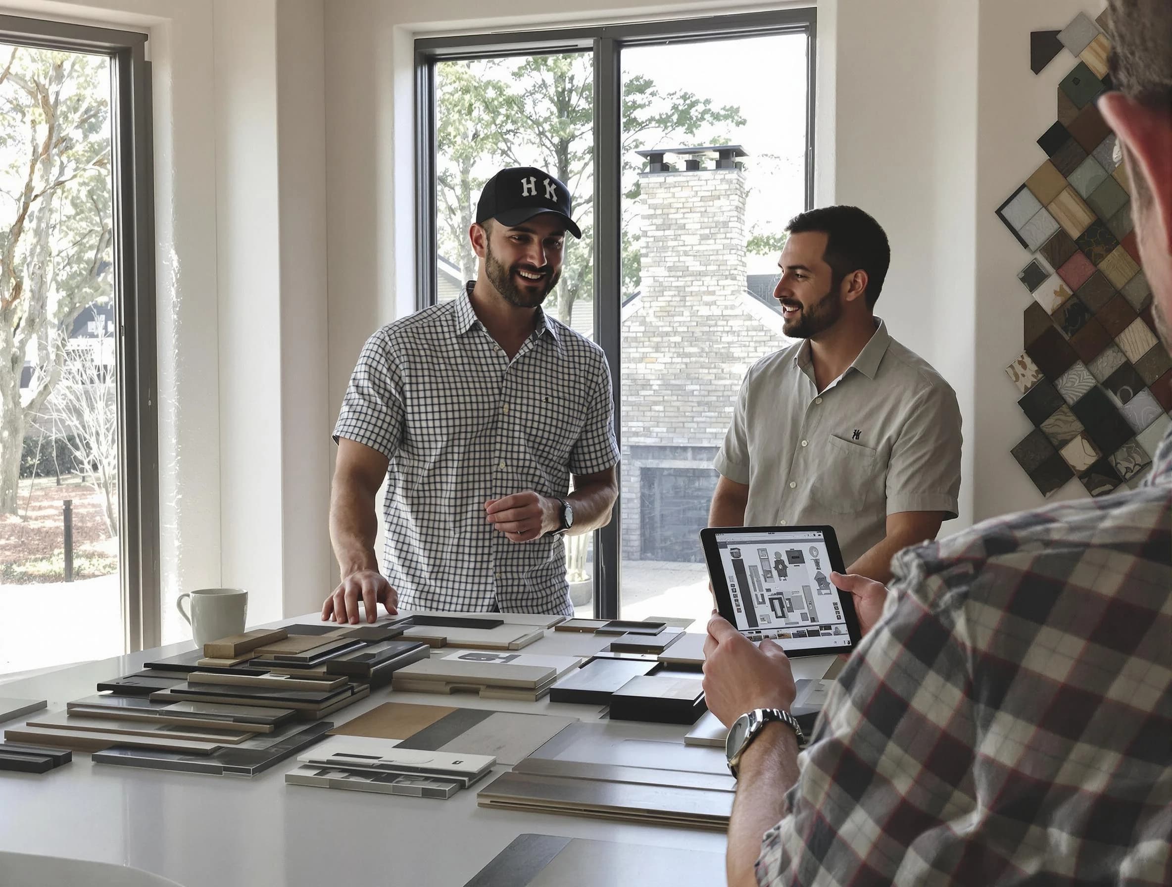 Millersville Chimney Sweep remodeling a chimney and fireplace in Millersville, TN