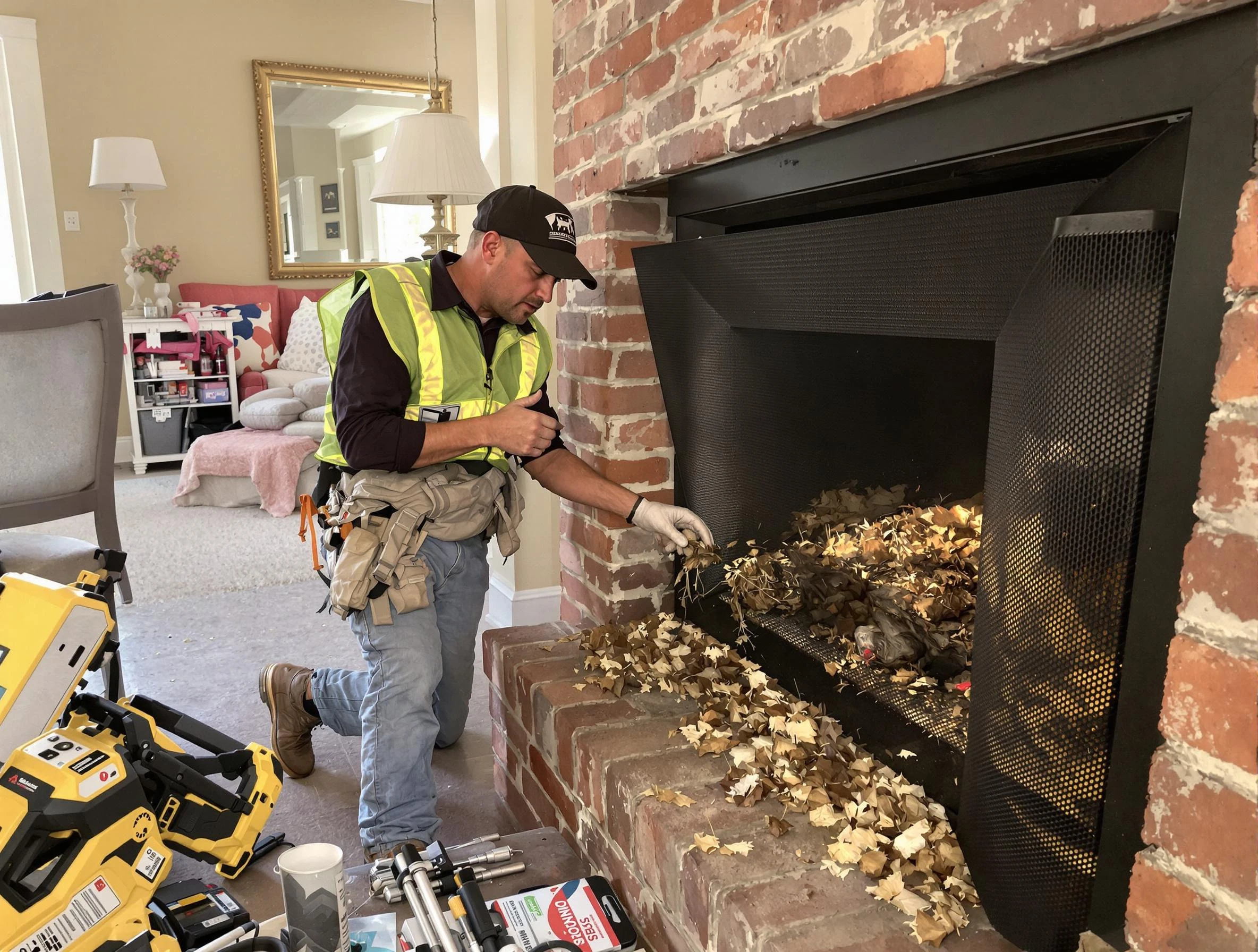 Safe screening installation by Millersville Chimney Sweep in Millersville, TN
